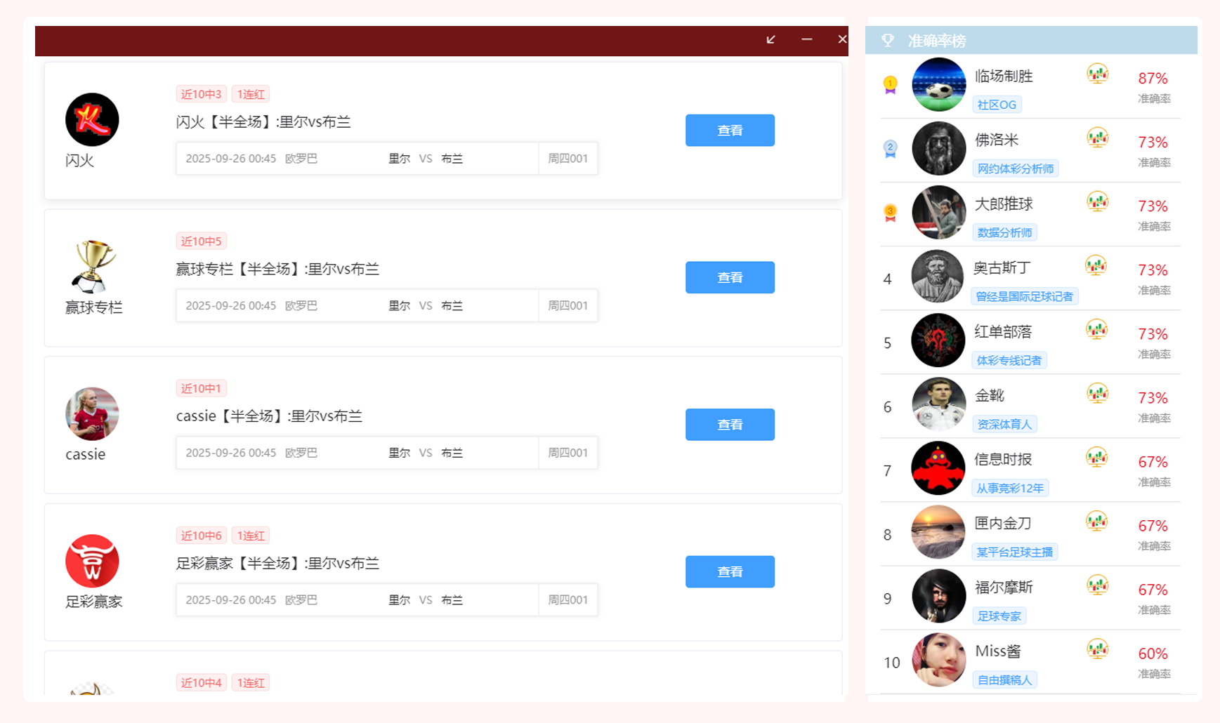 赛事可视化分析